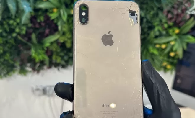 vitre arrière iPhone cassée